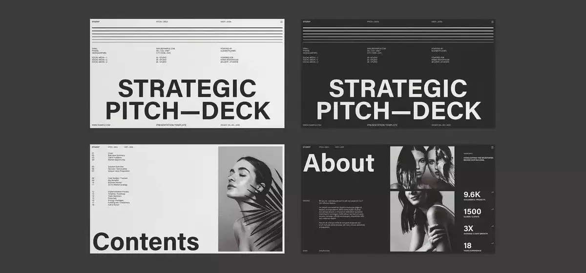 Meisterhafte Pitch-Decks: Einblick in eine herausragende InDesign-Vorlage