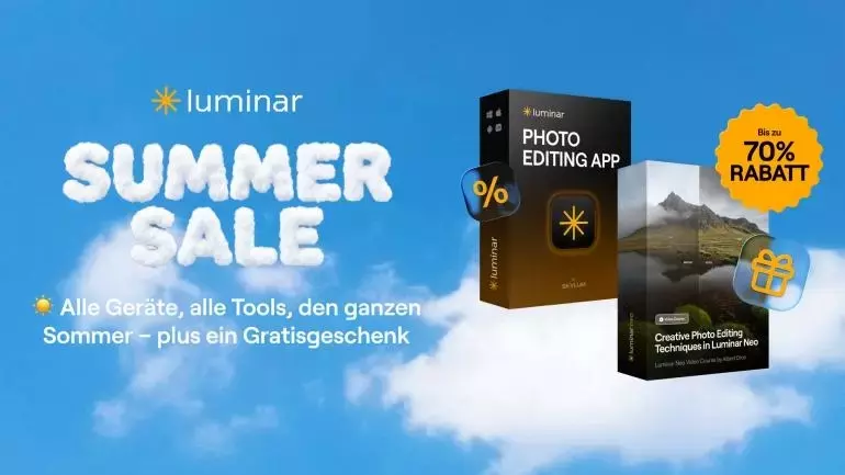 Luminar Neo Summer Sale: Bis zu 70% Rabatt und neue KI-Funktionen