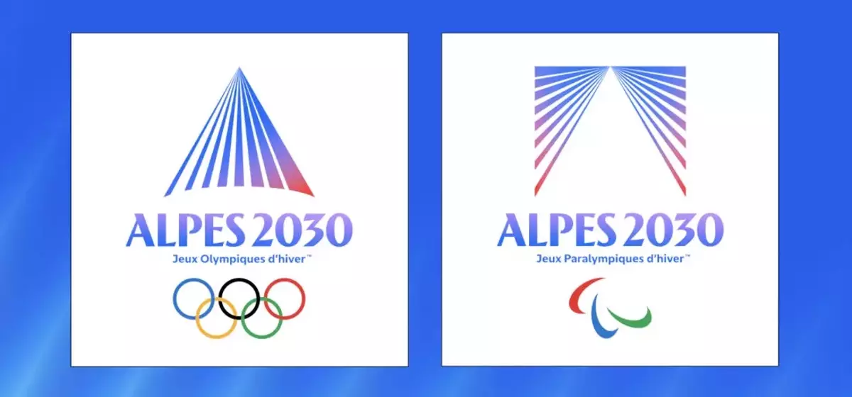 Die neue visuelle Identität der Olympischen und Paralympischen Winterspiele "Alpes 2030" wird enthüllt
