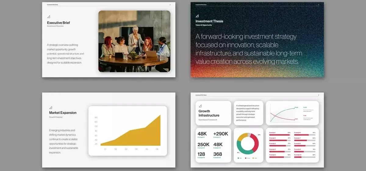 Eine Bewertung von Tom Sarraipos InDesign Pitch Deck Vorlage