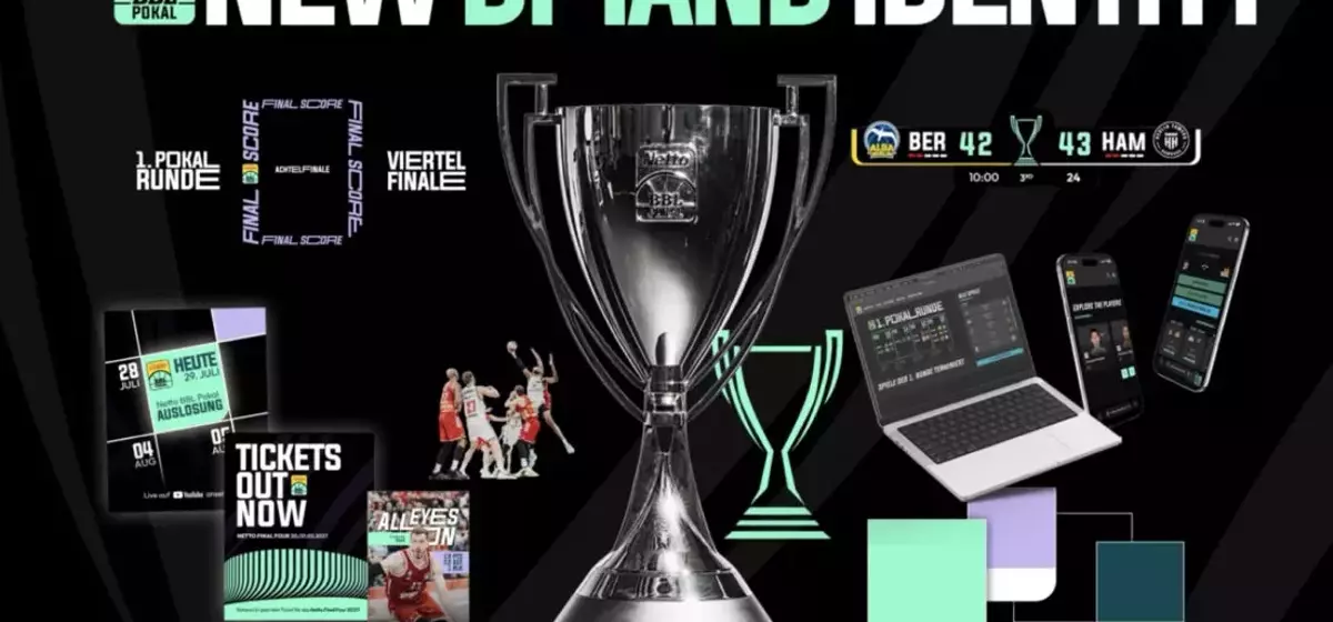 Neugestaltung: Der Netto BBL Pokal präsentiert frisches Markenbild und innovative Trophäe