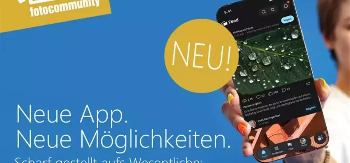 Fotocommunity feiert Jubiläum mit innovativer App: Fokus auf Fotografie und Austausch