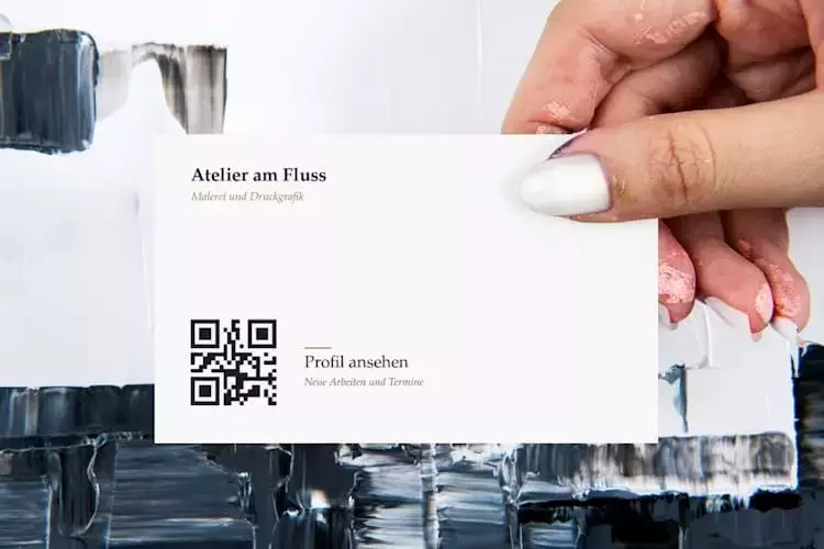 Optimale Nutzung von QR-Codes für Künstler: Ein Leitfaden für Visitenkarten und Ausstellungen