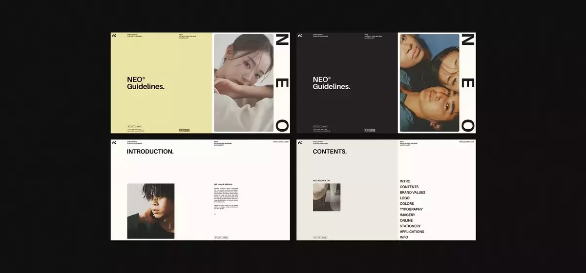 Das NEO Brand Styleguide Präsentations-Template für InDesign: Ein umfassendes Handbuch auf 26 Folien