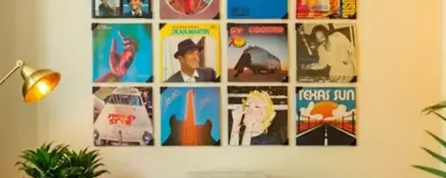 Vinyl-Renaissance: Schallplatten als Dekoration für Ihre Wände