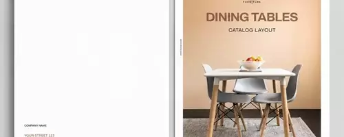 Minimalistisches Möbelkatalog-Design: Eine moderne InDesign-Vorlage