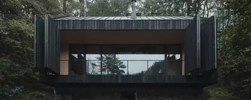 Minimalistische Architektur: Die Sázava-Fluss-Hütte als Meisterwerk