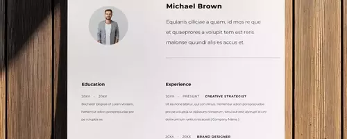 Minimalistisches InDesign-Lebenslauf-Layout: Der Schlüssel zum Erfolg