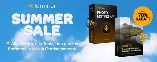 Luminar Neo Summer Sale: Bis zu 70% Rabatt und neue KI-Funktionen