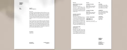 Die überlegene Wahl: Minimalistische InDesign-Lebenslaufvorlage für kreative Köpfe