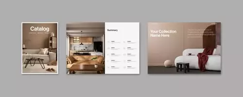Eine kritische Betrachtung der A4-Katalogvorlage für Möbel- und Innendesign in Adobe InDesign