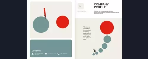Umfassende Analyse einer Unternehmensbroschüren-Vorlage für Adobe InDesign