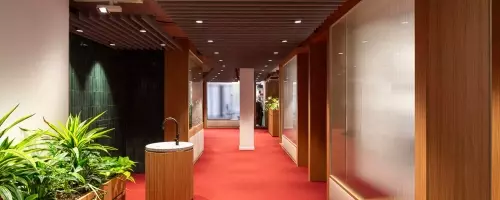 Teppichdesign in Kanzlei Münster: Funktionalität trifft auf ￄsthetik