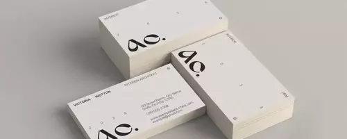 Minimalistisches Visitenkartendesign: Weniger ist mehr für bleibenden Eindruck