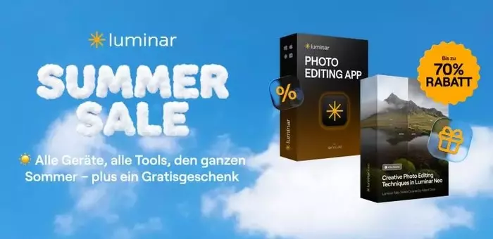 Luminar Neo Summer Sale: Bis zu 70% Rabatt und neue KI-Funktionen