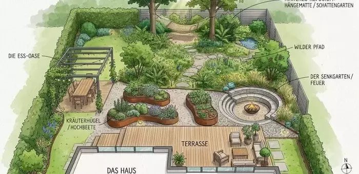 Garten-Oase neu gestalten: Moderne Konzepte für naturnahe Wohnräume